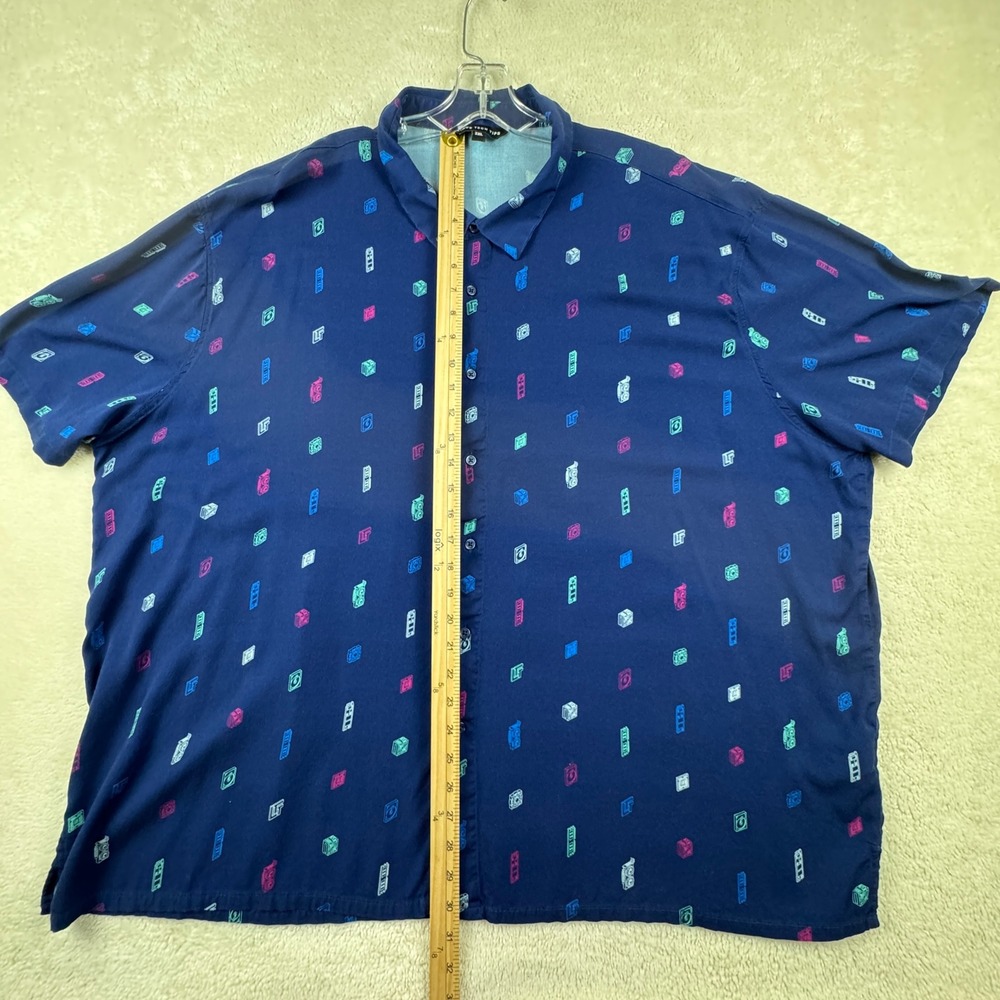 Linus Tech Tips Button Up Shirt‎ Men's Computer Hardware Print Stretch Size 3XL - Picture 6 of 13